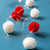 Red And White Pom Pom Lights, 20 LED, 2m - Talking Tables UK Public