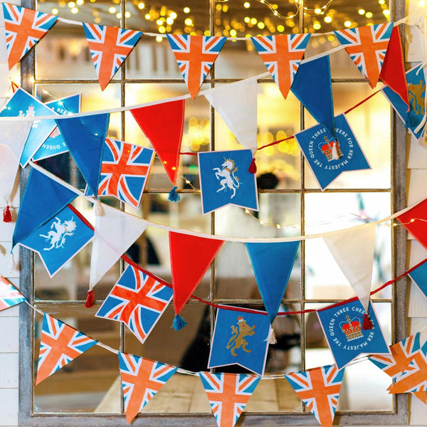 British Union Jack Paper Bunting - 3m