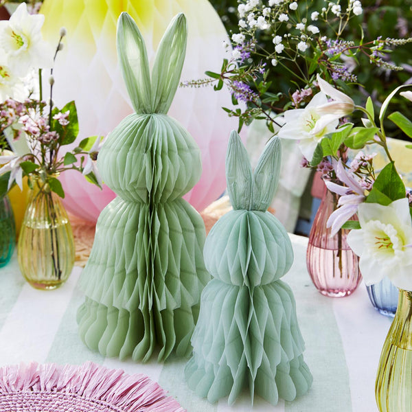 Sage Green Bunny Honeycomb