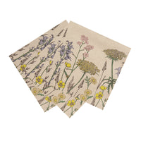 Recycled Paper Wildflower Napkins - 20 Pack