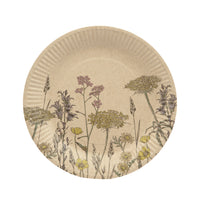 Recycled Paper Wildflower Plates - 12 Pack