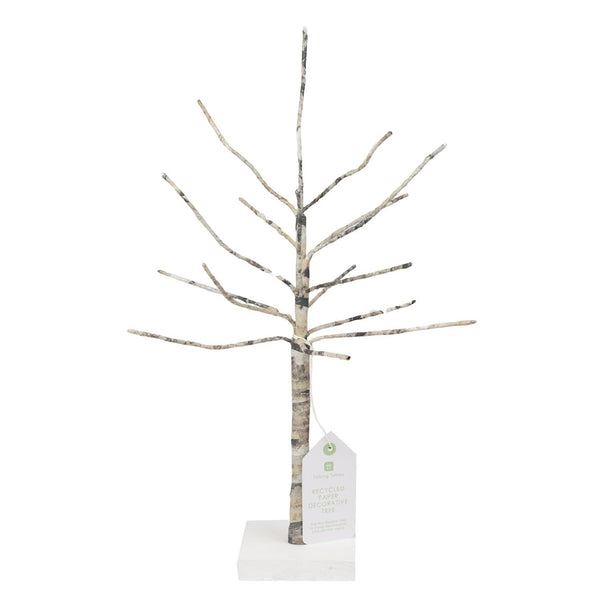 Mix & Match Natural Recycled Paper Tree