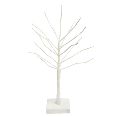White Wire Tree Decoration - 40cm