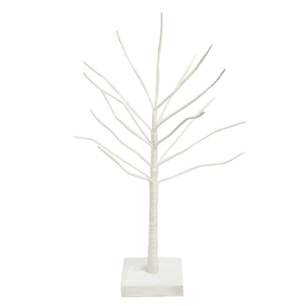 White Wire Tree Decoration - 40cm
