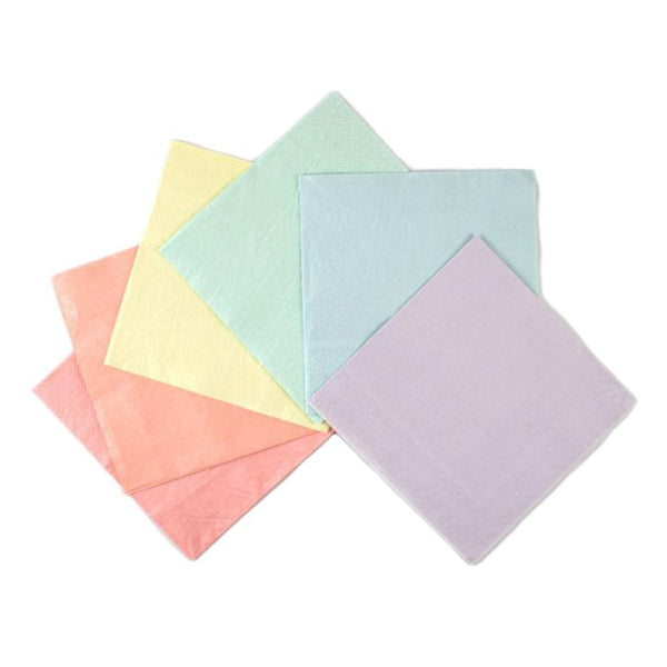 Pastel Napkins - 20 Pack