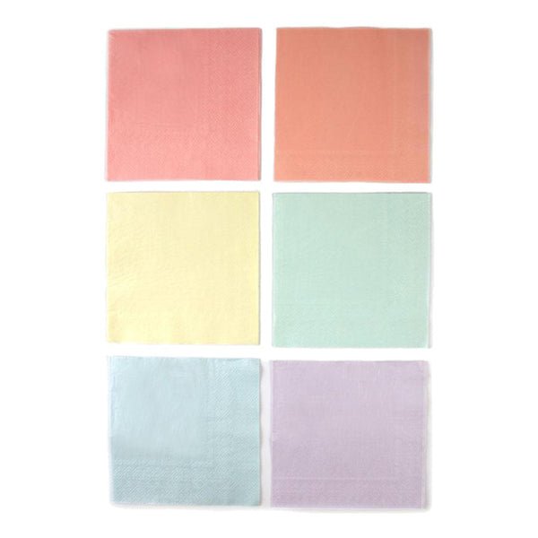 Pastel Napkins - 20 Pack