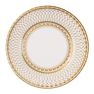 Gold Large Paper Plates - 8 Pack