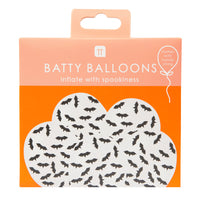 Bat Confetti Halloween Balloons - 5 Pack