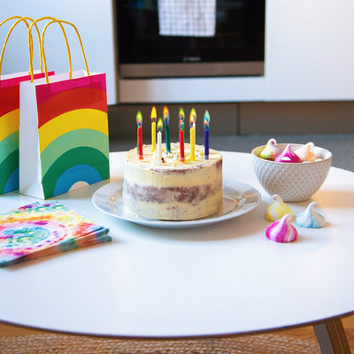 Birthday Brights Rainbow Treat Bag | 8 Pack