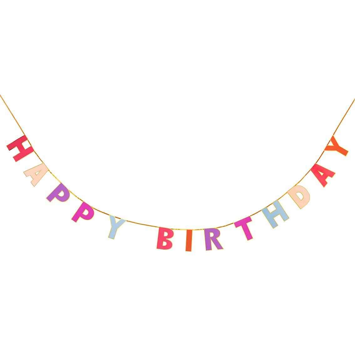 Rose Happy Birthday Garland