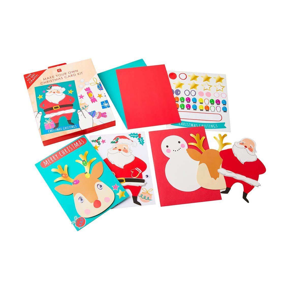 Make Your Own Christmas Card Kit Default Title Talking Tables UK
