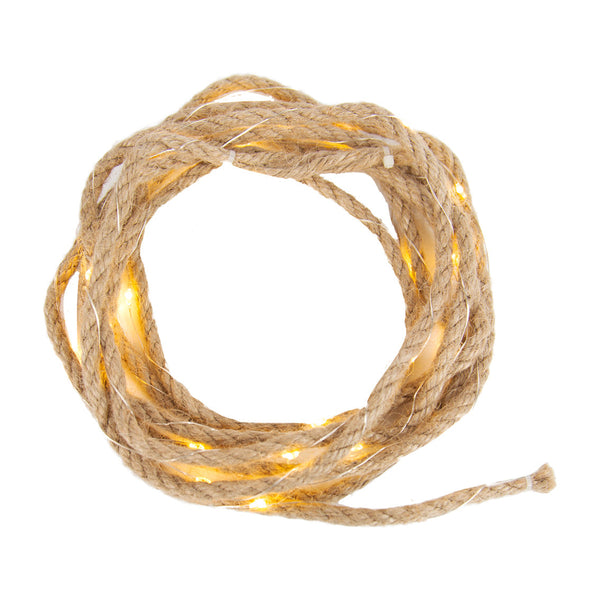 Rustic Rope String Lights - 3m