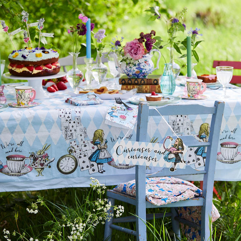 Alice in Wonderland Party Sign Decorations – Talking Tables UK Public