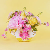 Floral Teapot Vase