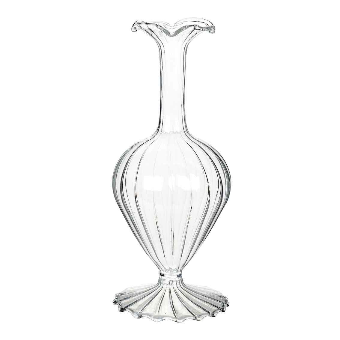 Vintage Tall Glass Bud Vase Talking Tables UK