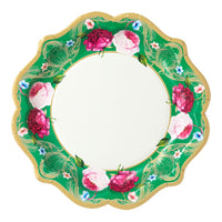Bright Multicoloured Floral Paper Plates - 12 pack