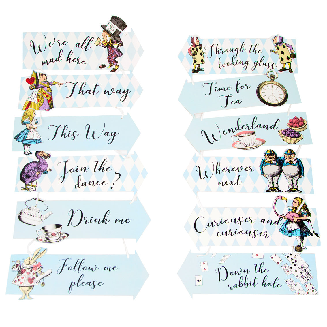 TSALICE V2 SIGN 3 1b6e6bf1 e7be 4875 b8da 805325a3c7e2 alice in wonderland party sign decorations – talking tables uk