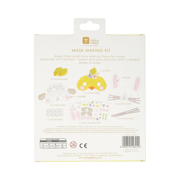 Truly Bunny Easter Mask Making Kit - Talking Tables UK Public