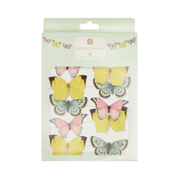 Truly Fairy Mini Paper Butterfly Bunting - Talking Tables UK Public