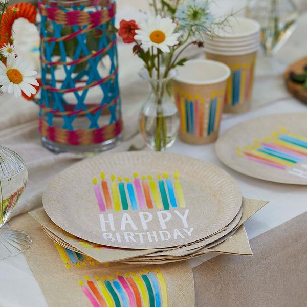 Birthday Brights Rainbow Cups