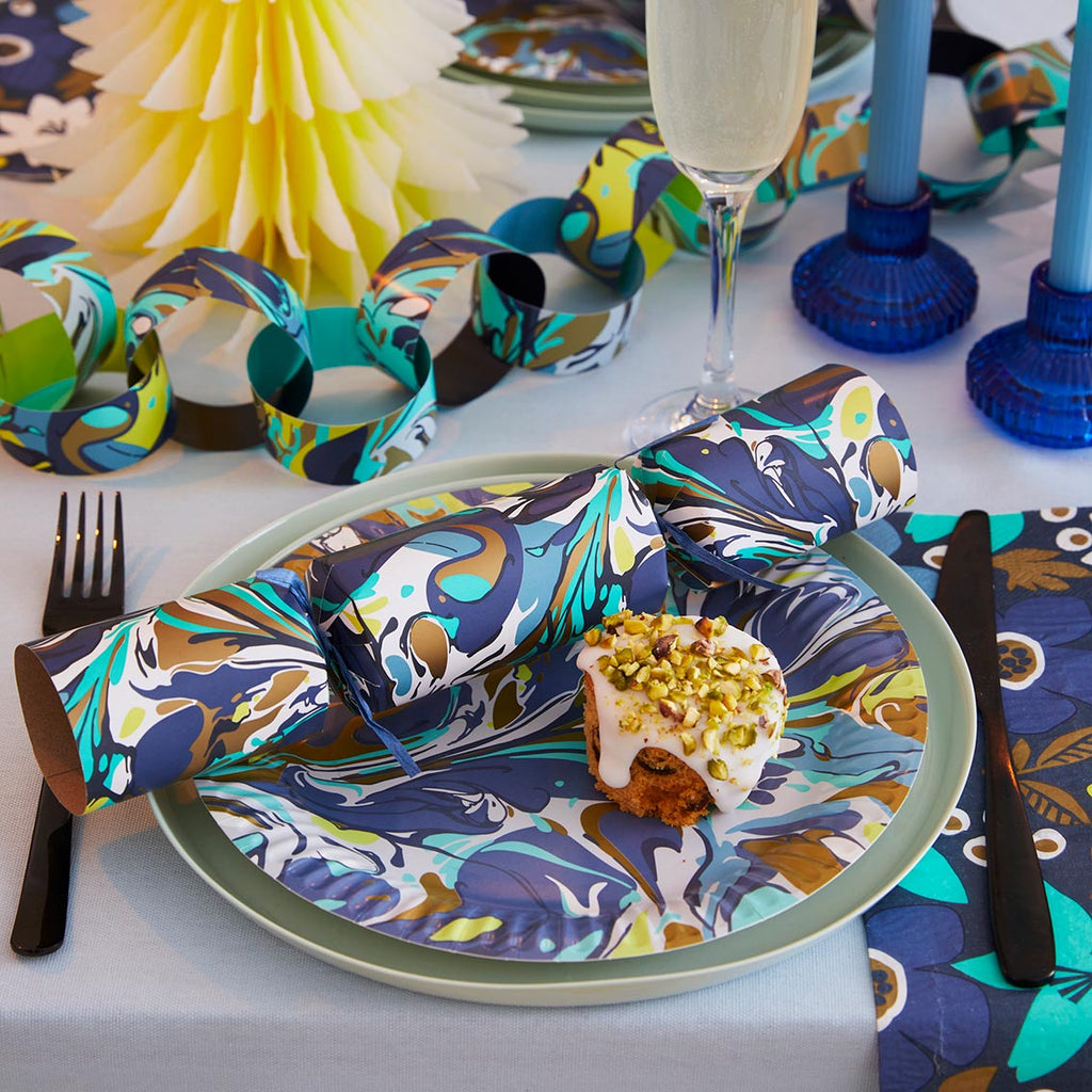 Marble Blue Napkins 20 Pack Talking Tables UK