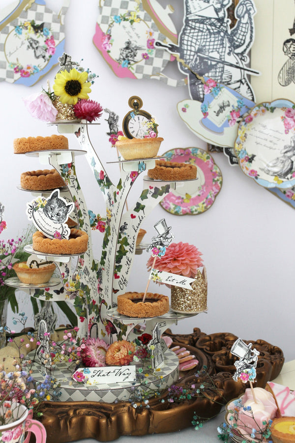 Alice in Wonderland Tree Shaped Cake Stand