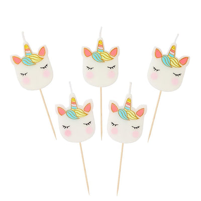 We Heart Unicorns Cake Candles