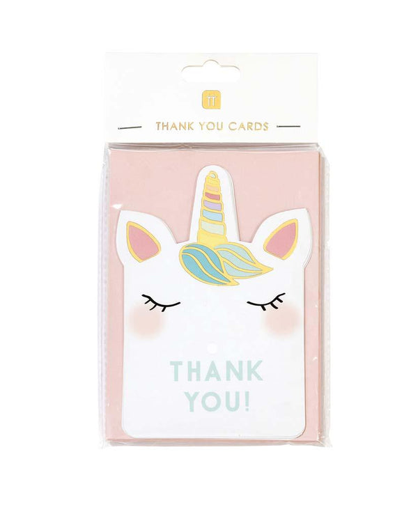We Heart Unicorn Thank You Cards