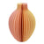 Yellow & Orange Ombre Honeycomb Paper Bud Vase