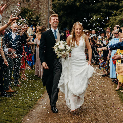 Modern Romance White Confetti