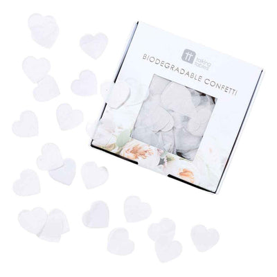 modern romance white confetti - Talking Tables