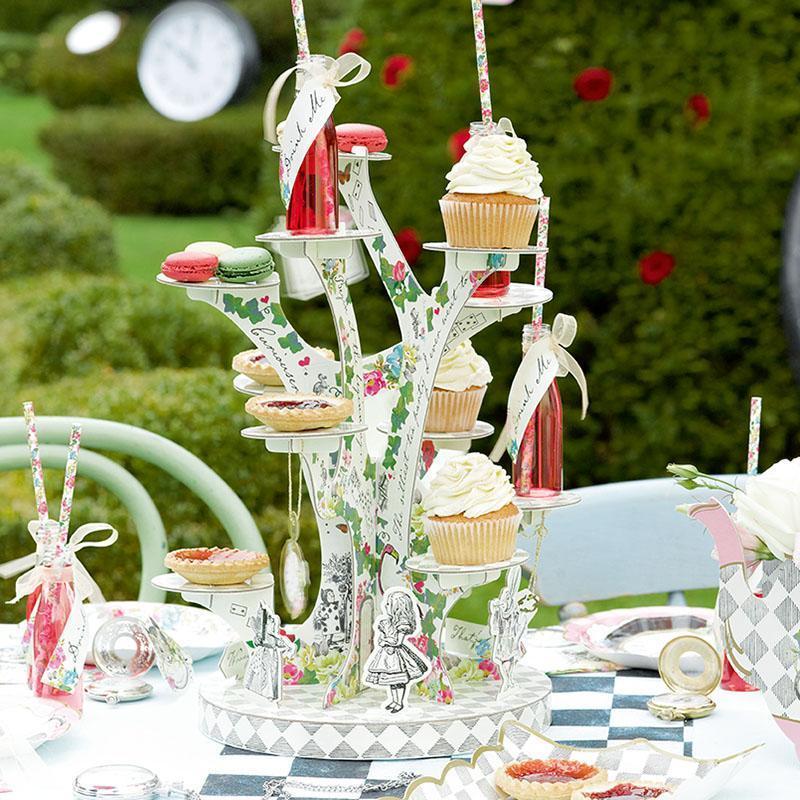 Alice in wonderland cake stand sales
